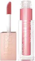 Maybelline NY Lip Lifter Gloss Brilho Labial com Ácido Hialurônico, Promove Lábios Volumosos, Hidratados e Cheios de Brilho, Aplicador XL para Make Glow, Cor Silk, 5.4ml