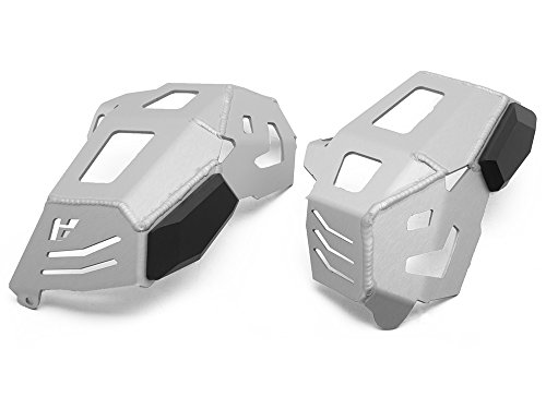 AltRider R113-1-1106 Cylinder Head Guards for the BMW R 1200 Water Cooled - Silver