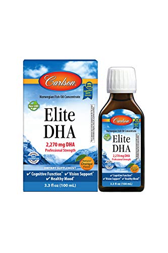 Carlson - Elite DHA, Norwegian Fish Oil Concentrate, 2270 mg DHA Professional Strength