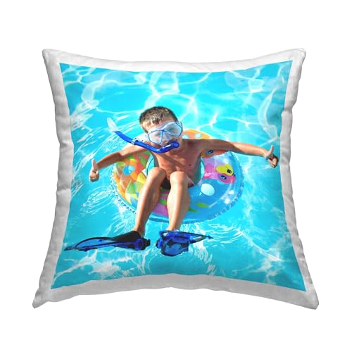 Larilotte Personalisiertes Kissen mit Foto Bedrucken Lassen, Fotokissen 40x40 cm Weiß, Kissen mit eigenem Bild & Text selbst gestalten, Kissenbezug personalisiert, mit Füllung optional