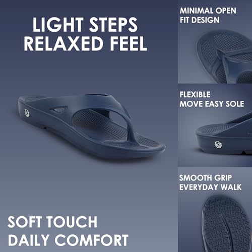 Image of URJO CLASSIC Women's Slippers /FlipFlops Lightweight Super Flexible Arch Support Durable Anti Skid & Stylish Dailywear Slippers /FlipFlops for Women