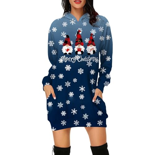 Robe sweat-shirt décontractée avec imprimé graphique en molleton doux