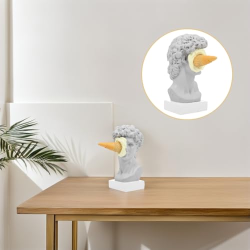 Escultura Decorativa David Helado Roto miniatura 2