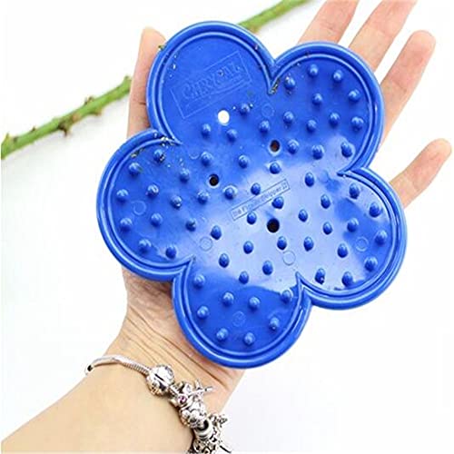 Generic 薔薇トゲ抜き ローズ ばらのとげ取り トゲ取りローズストリッパーの刺し傷除去工具 耐用性 手を保護 花屋の必需品 花 とげ除去 刺除去工具 トゲ取りツール 花の修理用品 剪定 花束 作業 バラの棘を取り除く道具 (ブルー)