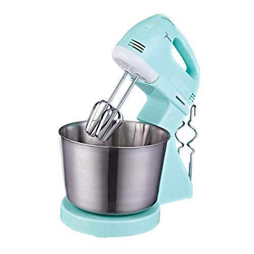 Küchen-Standmixer, elektrischer Edelstahl-Haushalts-Schneebesen, 100-W-Hand- / Sitzmixer