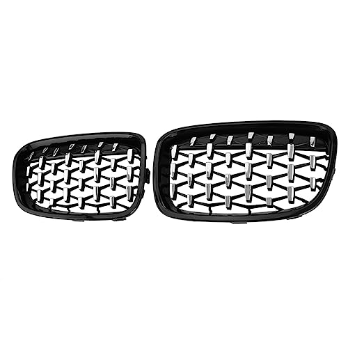 Grille calandre diamant argentée pour BMW Série 1 F20 F21 2011-2014