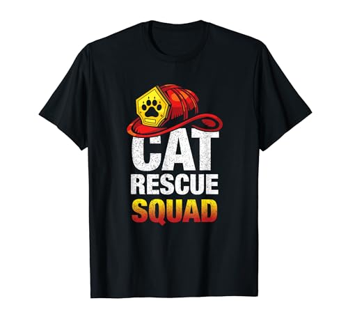 Cat Rescue Squad Animal Rescue Cat Rescue Animals Be Hero T-Shirt for Men Women