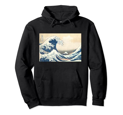 Grande vague au large de Kanagawa Katsushika Hokusai Sweat à Capuche