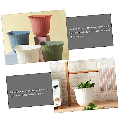 Set de 4 canecas de basura para cocina, montadas en pared miniatura 4