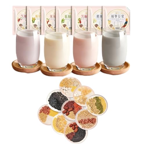Poudre de lait de soja multigrains contre les matins pressés : boisson saine 10 saveurs