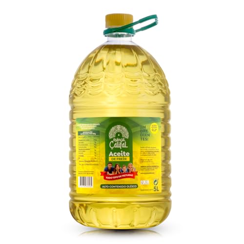 ESENCIA CALIFAL ® | Aceite de Girasol Alto Contenido Oleico 45-60% Especial Frituras - Formato 5L