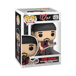 Funko Pop! Rocks: U2 – ZooTV – The Edge – Figurine en Vinyle à Collectionner – Idée de Cadeau – Produits Officiels – Jouets pour Les Enfants et Adultes – Music Fans - Les Beatles, Paul McCartney, John Lennon, RIngo Starr, George Harrison