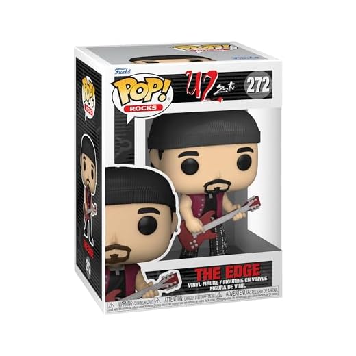 Funko Pop! Rocks: U2 - ZooTV - The Edge - Figura de Vinilo Coleccionable - Idea de Regalo- Mercancia Oficial - Juguetes para Niños y Adultos - Music Fans - Muñeco para Coleccionistas y Exposición