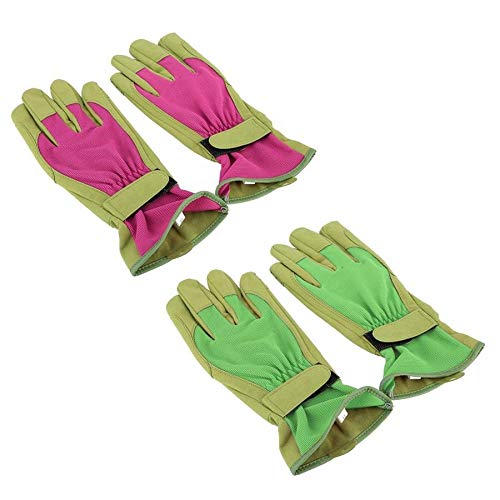 Guantes de trabajo resistentes al desgaste. Jardinería Guantes Guantes protectores antideslizantes guantes de trabajo Trabajo Jardín de trabajo resistentes al desgaste 1Pair Manipulación Guantes