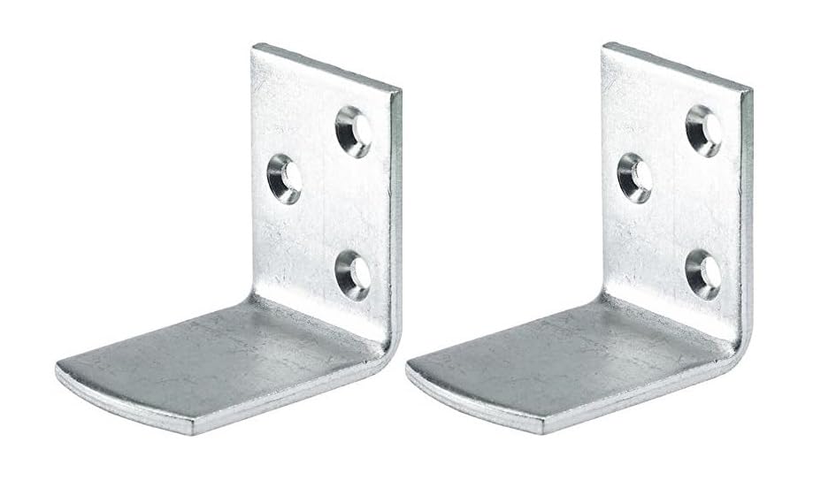 cyclingcolors 2 x Bettklötze aus Stahl, Halterung, Winkel, Rahmen, Verbinder, Verstärkung, Lattenrost