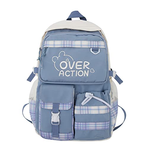 Sac à dos grande capacité en nylon résistant avec compartiment ordinateur - 7