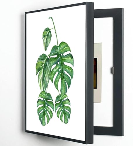 Peinture décorative pour couvercle de compteur électrique masquant boîte de disjoncteur