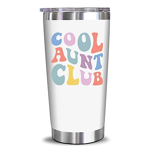 Image of NewEleven Gifts For Aunt From Niece, Nephew - Cool Gifts For Aunt, New Auntie, Sister - Aunty Birthday Gift, Announcement, Promoted To Auntie, Best Aunty Ever - 20 Oz Tumbler