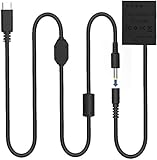 Spezifikation: (Eingang: Power Delivery Typ C, kompatible 18W 30W 40W 45W 60W PD Ladegeräte), (Ausgang: DC 9V / 2A 18W), extra langer 18m Adapter AC/DC / Kopplerkabel. 【Erinnerung】Die Kamera arbeitet 4 Stunden lang und ruht für 2 Minuten. 】