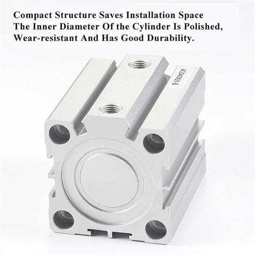 Vérin pneumatique mince ACQ20 actionneur de serrage compact 15mm - 4