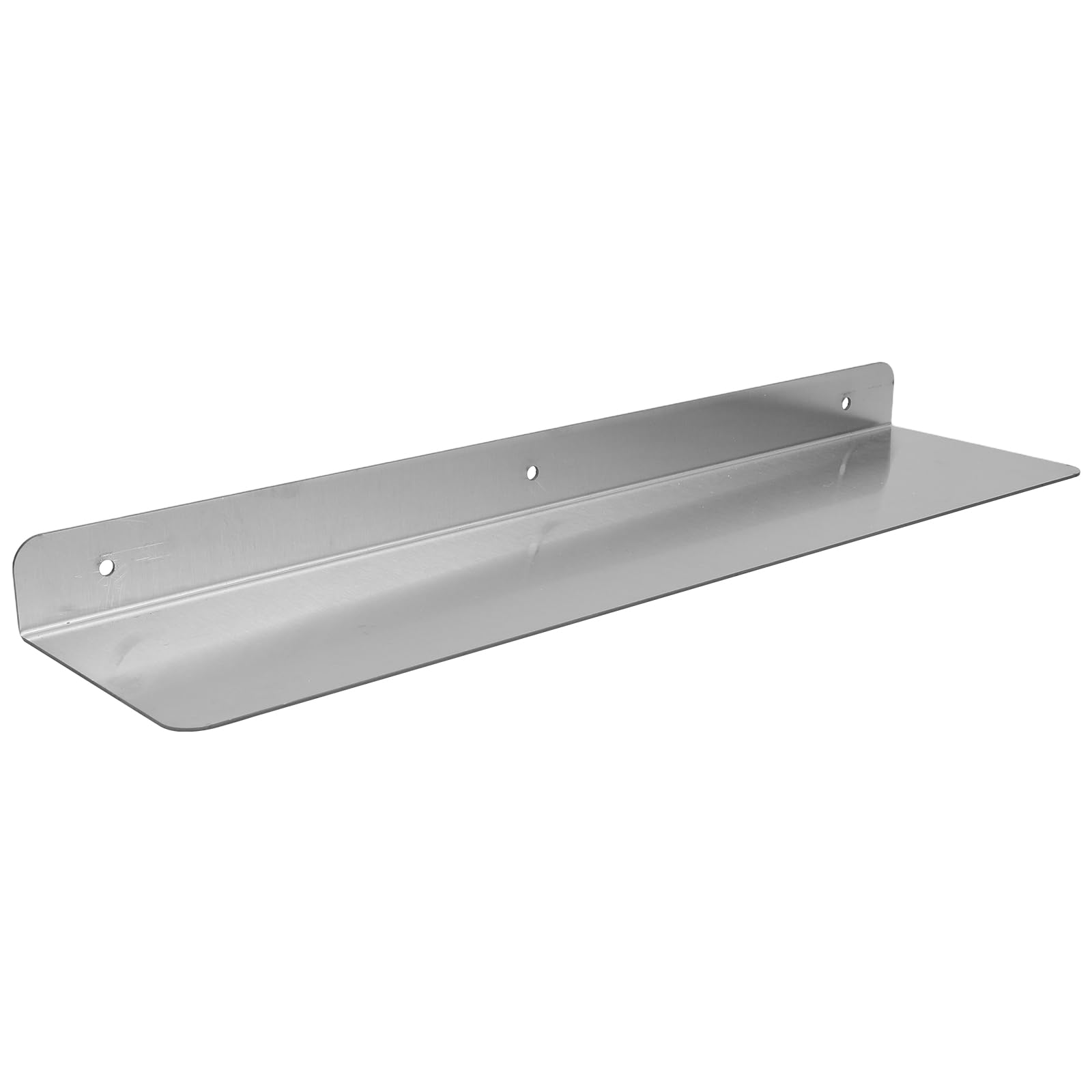 Optimización de espacio en cocina con estantería flotante de pared lineal resistente