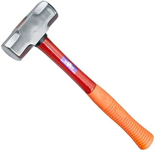 Neiko 02867A Fiberglass Sledge Hammer, Heavy-Duty Forged Steel | Rubber Grip | Mirror