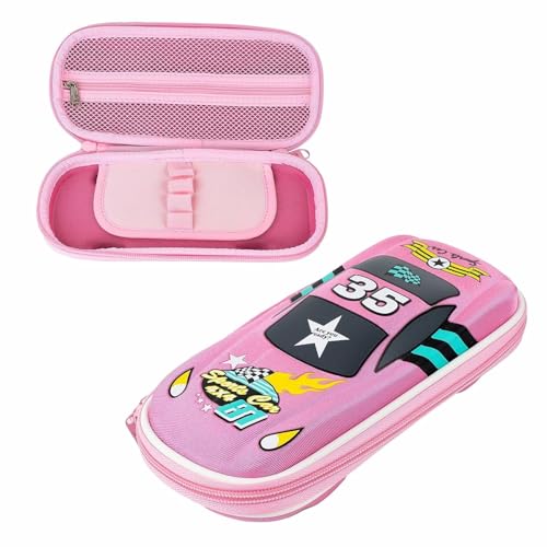 Image of DEOXY 3D Eva Pencil Case for Kids - Dear Cartoon Large Capacity Zipper Pencil Case for Kids Pen and Pencil Bag for School Boys, Girls, Stationery Storage Box (Dear Small) (Purple-Unicon)