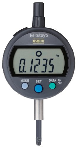 Mitutoyo 543-406 Absolute Lcd Digimatic Indicator Id-C, Standard Type, #4-48 Unf Thread, 0.375" Stem Dia., Lug Back, 0-0.5"/0-12.7Mm Range, 0.0005"/0.01Mm Graduation, +/-0.001" Accuracy #TOP22