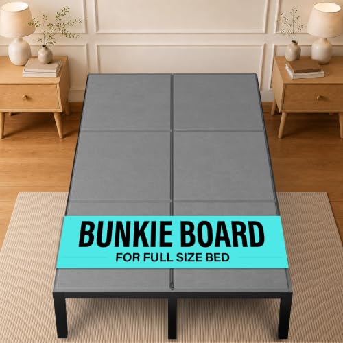 SAKSUN Bunkie Board Full 54x75'', Anti-Sag Heavy Duty Bed Support...