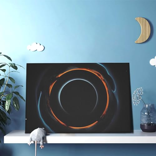 Trou noir cosmique sur toile : créez une ambiance mystérieuse unique dans votre chambre à coucher