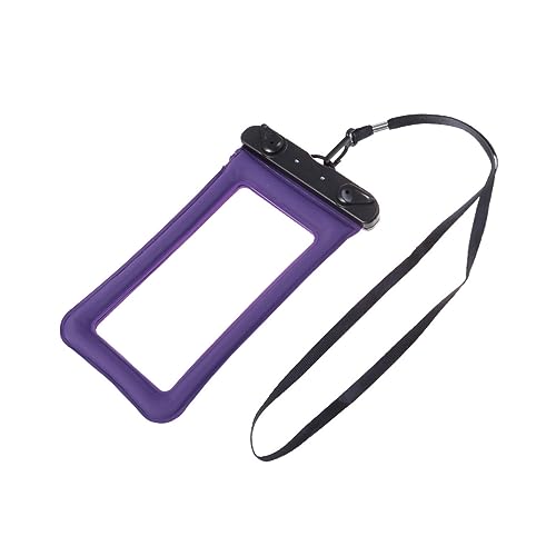 Hemoton Touch Waterproof Bag for Phone Waterproof Bag Mobile Phone Bag Phone case Waterproof Cell Phone Pouch Shell Phone case for Running Purple Touch Screen Cell Phone