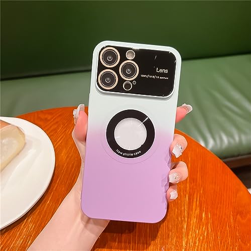 Étui de chargement sans fil pour iPhone 14 Pro Max avec coque mate dégradée