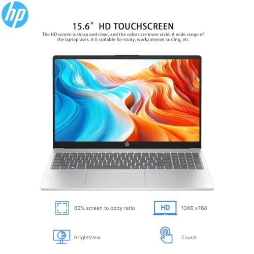 Image of HP Ultrabook 15.6 Touch-Screen Business Laptop Computer, 12th Gen Intel Core i3, 16GB DDR4 RAM, 512GB SSD, Windows 11, BrightView, Wi-Fi 6, Business & Student Use, No Mouse