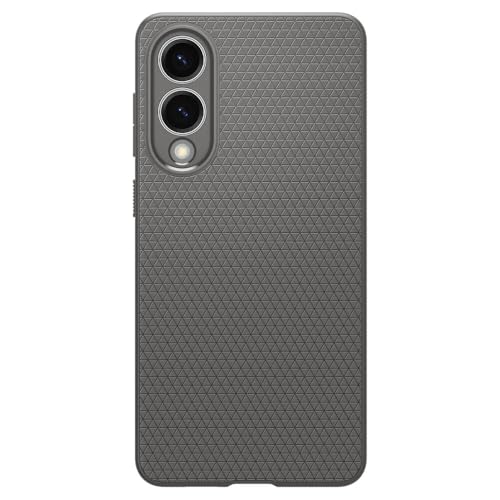 Image of Spigen for Galaxy S25 Edge Case, Liquid Air [No Magnet Ring] [Military-Grade Protection] - Marble Gray