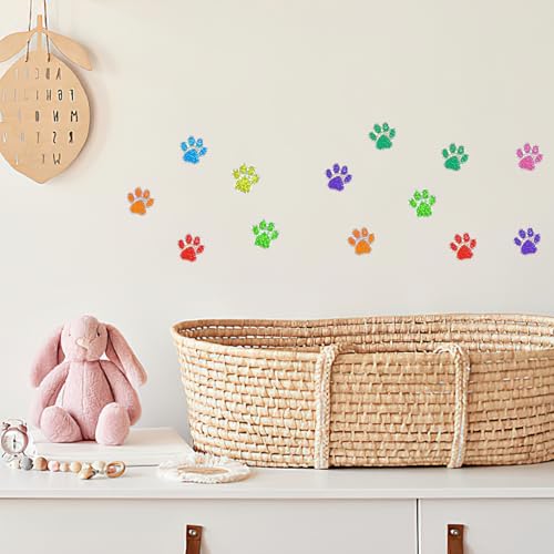 Vinilo Decorativo de Huellas de Perro Removible para Pared miniatura 6