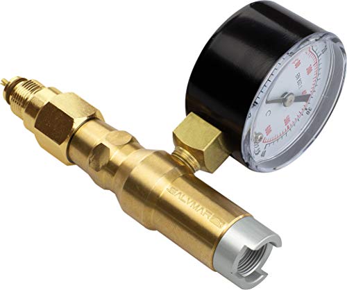 Manomètre pro en laiton Salvimar avec cadran haute précision 0/40 bar