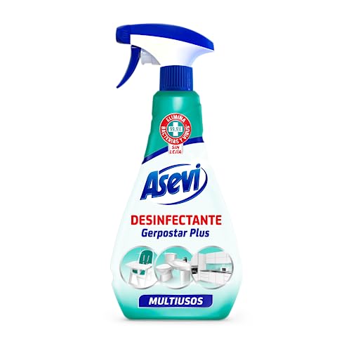 Asevi Desinfectante Multiusos Asevi 'Ready to Use' - Limpiador Desinfectante Multiusos - Sin Lejía - Elimina Gérmenes, Bacterias y Virus - Agradable Aroma - Envase de 750 ml