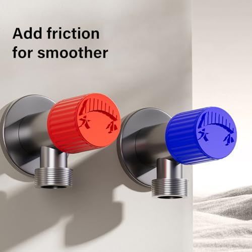 ZEXKENS Universals Angles Valves Handwheel Sleeve Silicone Handwheel Protector Nonslip Valves Grip Bathroom Valves Handle Covers