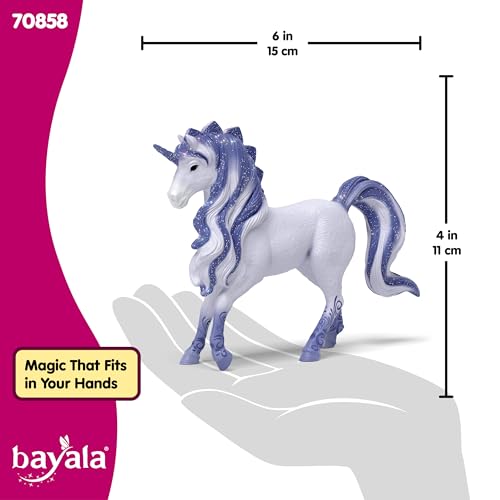 Image of Schleich Bayala - Cosmos Unicorn Stallion Toy Figurine - Kids 5+ | 70858 | Unicorn Figurine, Fantasy Toy for Girls 5+, Magical Collectible, Screen-Free Imaginative Pretend Play, Fairy Animal Figure