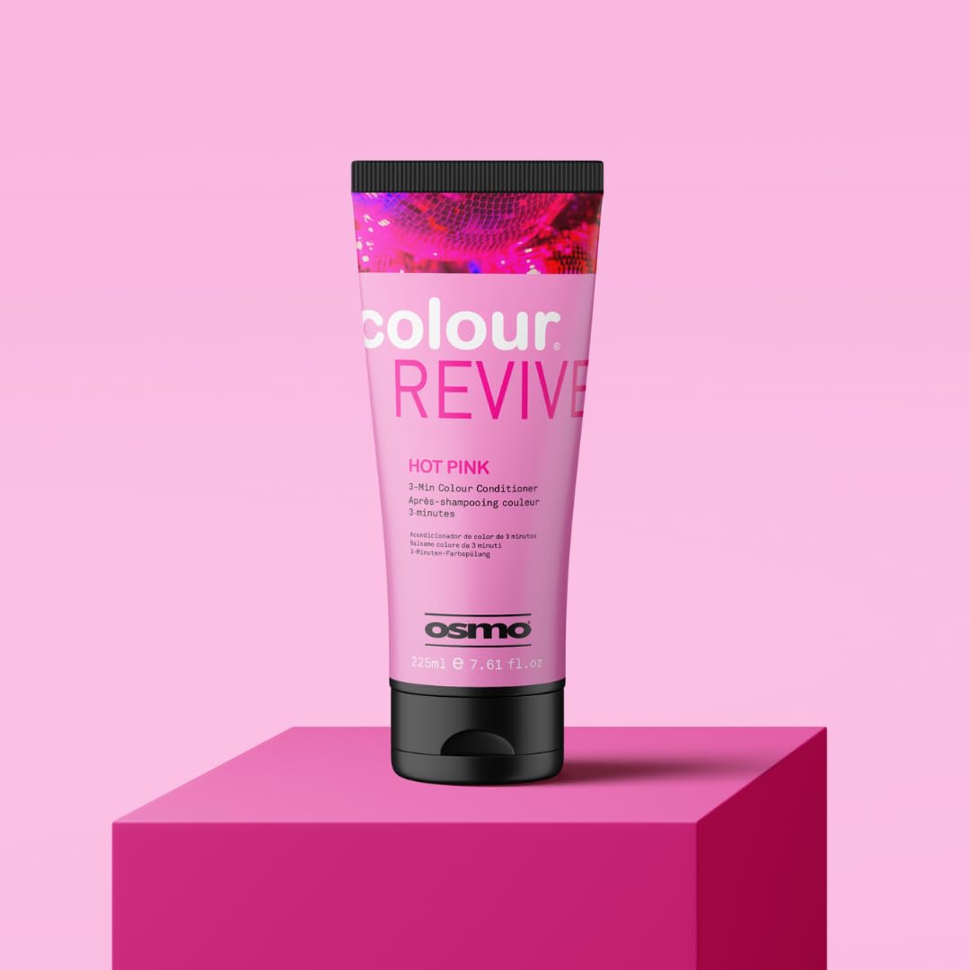 OSMO Color Revive Hot Pink | Rosa vivo con sfumatura violacea | Maschera tonificante rinvigorente | Vegano. 225 ml.