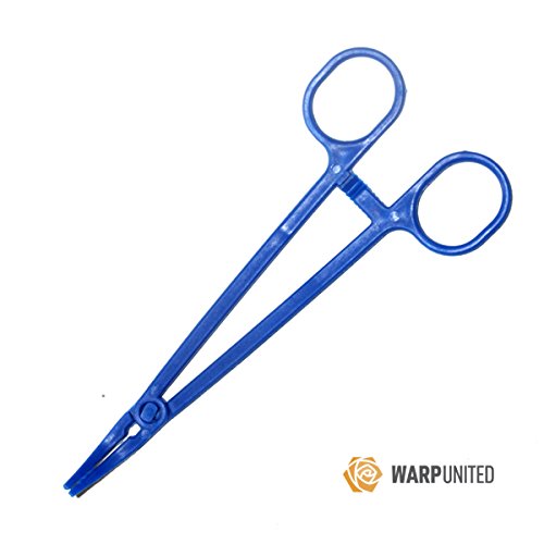 5-Pack Betor MRI Safe Full Plastic Disposable Hemostat Forceps Non-Ferrous Curved 6.3 inch