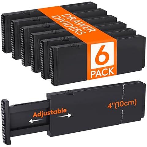 Lifewit Adjustable Drawer Dividers Cover