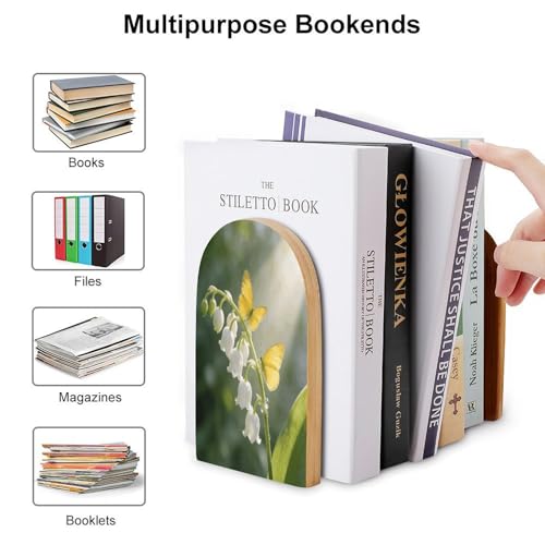 Sujetalibros de madera decorativos y soporte grande para cuidar tus novelas favoritas 4