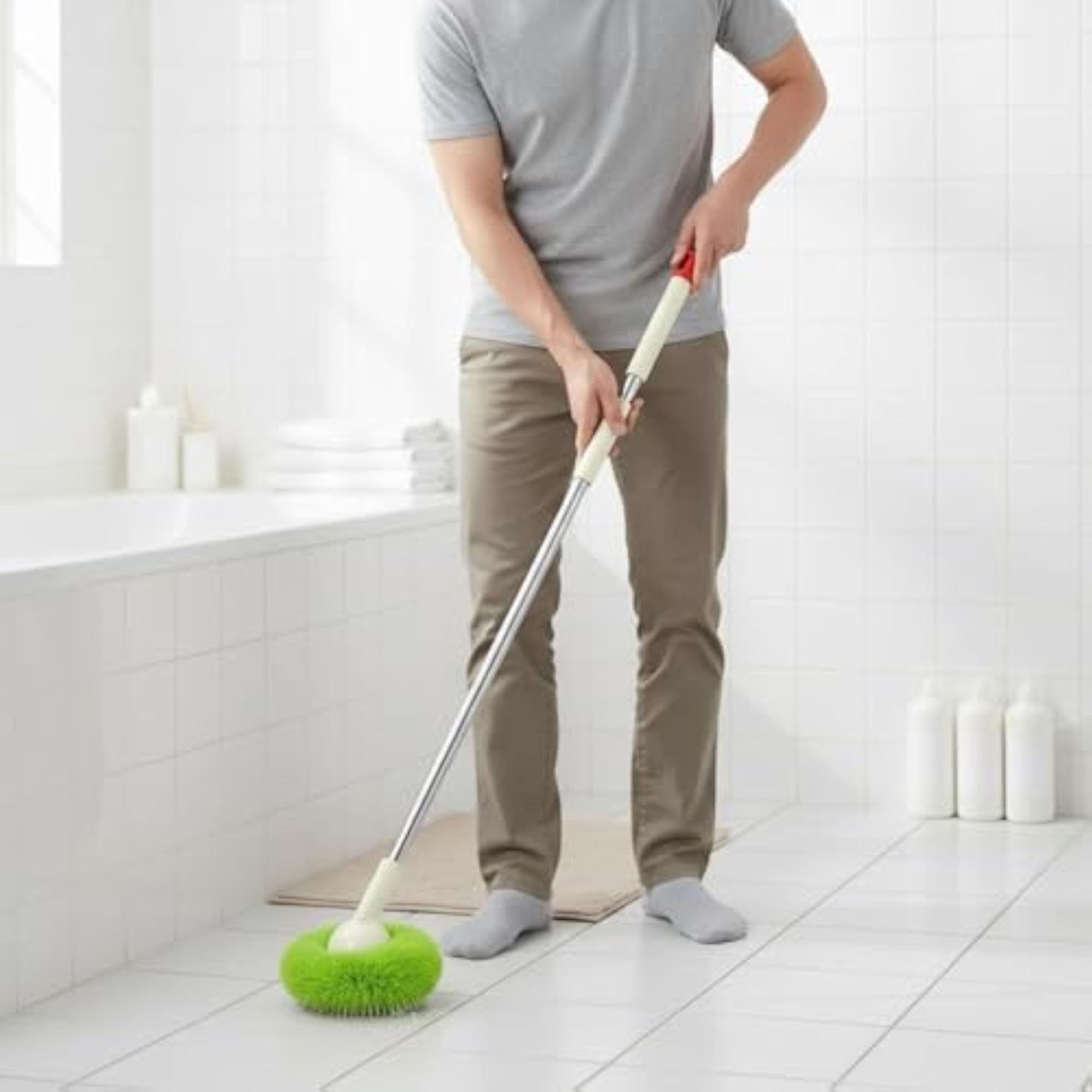 Multi Use Bathtub Scrubber for Easy Cleaning