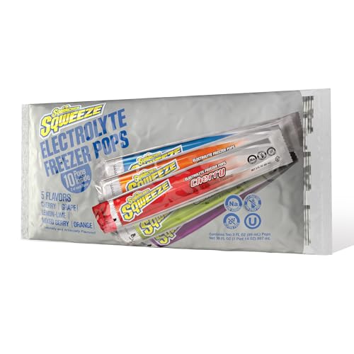 Sqweeze Low Sodium Electrolyte Freezer Pops Variety Pack