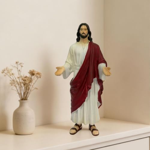 Figurines Jésus Christ pour bureau et prière à la maison sur la cheminée - 4