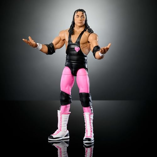 Wwe Wrestlemania Elite Collection Figurine Bret Hit Man Hart 15 Cm - vue 5