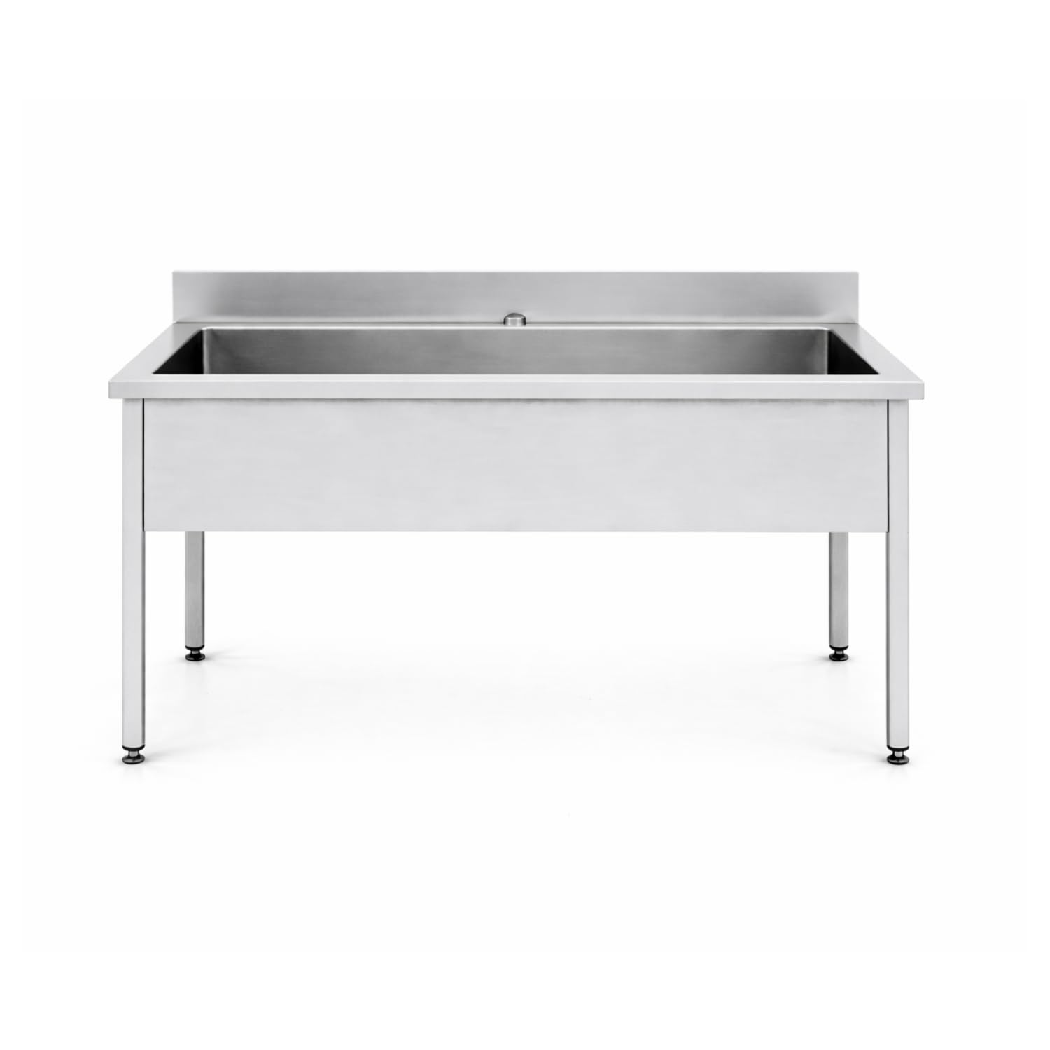 Plonge Inox Professionnelle Simple – Grand Bac – 1200 × 700 mm – Bac Grande Capacité – Inox AISI 201