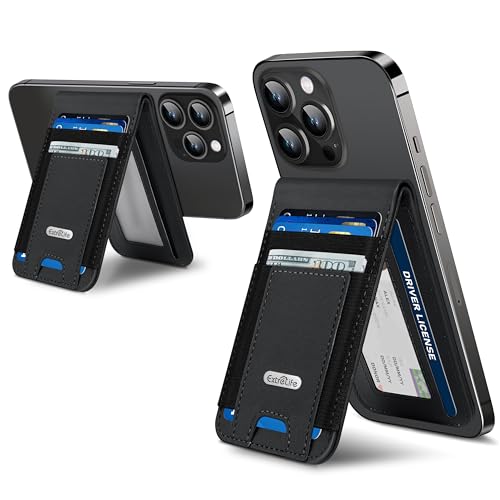 For Magsafe Wallet Stand, Strongest Magnetic Wallet for iPhone 17/16/15/14/13 Series, for iPhone...