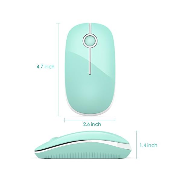 seenda Kabellose Maus, 2.4 G Silent Mouse mit USB-Empfänger, 18 Monate Akkulaufzeit, 1600 DPI Präzisions-tragbare… – Bild 10